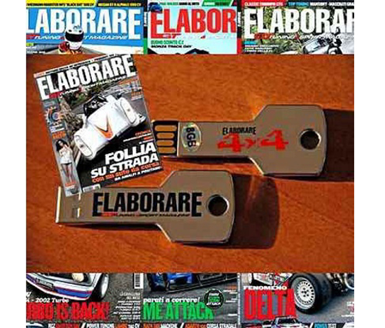 Immagine di ELABORARE -  ABBONAMENTO 22 numeri Italia + chiavetta USB 8GB