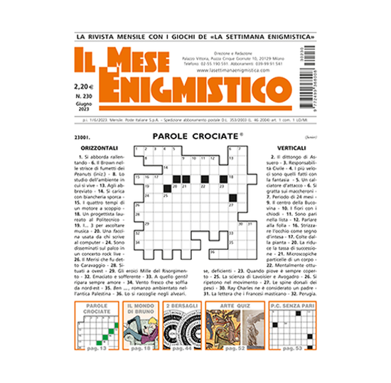 Picture of IL MESE ENIGMISTICO N.230 GIUGNO 2023 (solo in Italia)