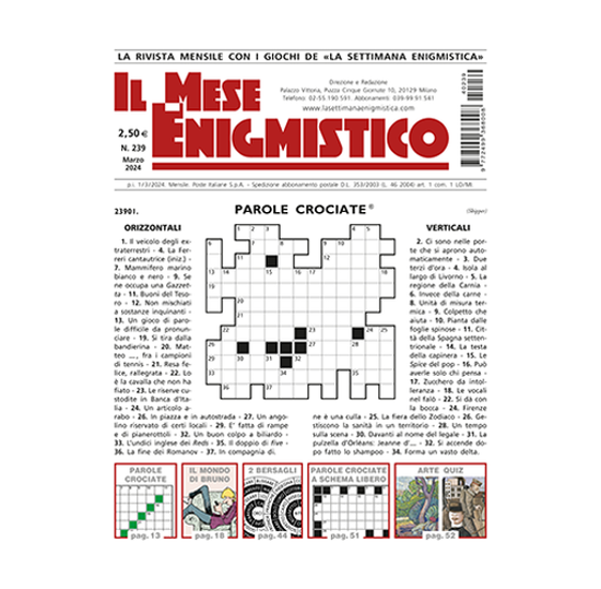 Picture of IL MESE ENIGMISTICO N.239 MARZO 2024 (solo in Italia)