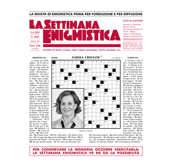Immagine di ITALIA - LA SETTIMANA ENIGMISTICA
