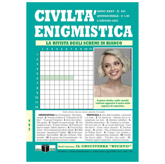 Immagine di CIVILTA' ENIGMISTICA - Abbonamento annuale 24 NUMERI