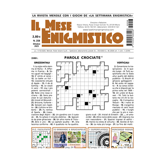 Immagine di ESTERO - IL MESE ENIGMISTICO - Abbonamento 12 mesi