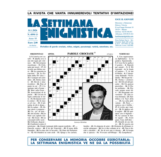 Immagine di ESTERO - LA SETTIMANA ENIGMISTICA - (Spedizione Ordinaria)