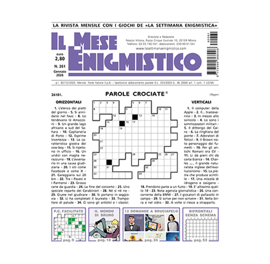 Immagine di ESTERO - IL MESE ENIGMISTICO - Abbonamento 12 mesi