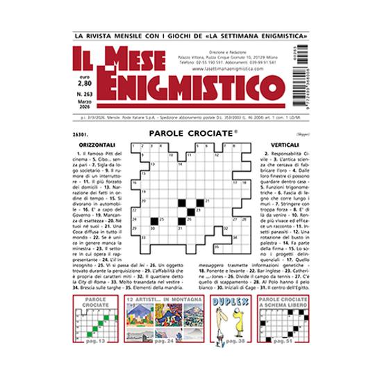 Immagine di ESTERO - IL MESE ENIGMISTICO - Abbonamento 12 mesi