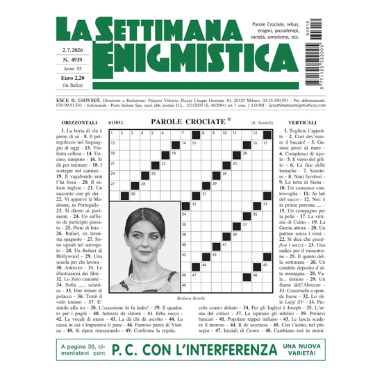 Immagine di RESTO DEL MONDO (ZONA 2-3) - LA SETTIMANA ENIGMISTICA - (Spedizione Premium)